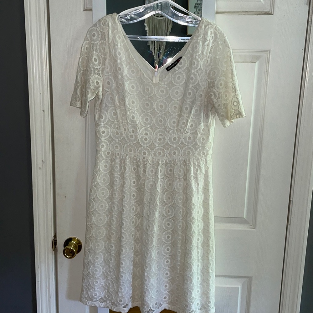 Women’s white dress